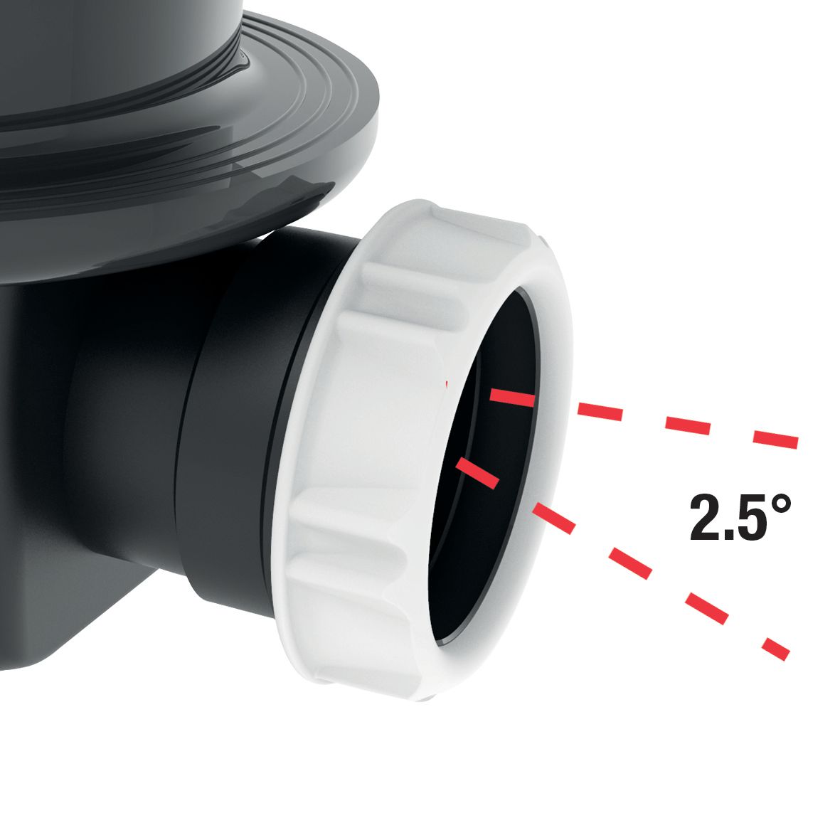 VALENTIN - Bonde De Douche Diamètre 90mm Extra Plate Hauteur 60mm Ref 57170000000 A3873162