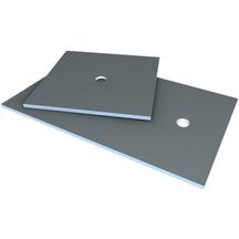 Receveur Fundo Primo carré, écoulement centré 1500x1500x40 mm Réf. 073735175