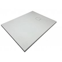 Receveur de douche FITEO à poser ou à encastrer extraplat PN24 et recoupable épaisseur 26 mm 160x90 cm gris RAL7030 Réf. 801691