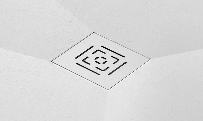 Receveur Alterna Daily'o 160 X 80 Cm Ardoise Blanc ALTERNA - Receveur Alterna Daily'O 160 x 80 cm ardoise blanc | Cedeo