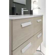 Poignée blanche pour meuble Alterna Concerto 400mm (à la pièce)