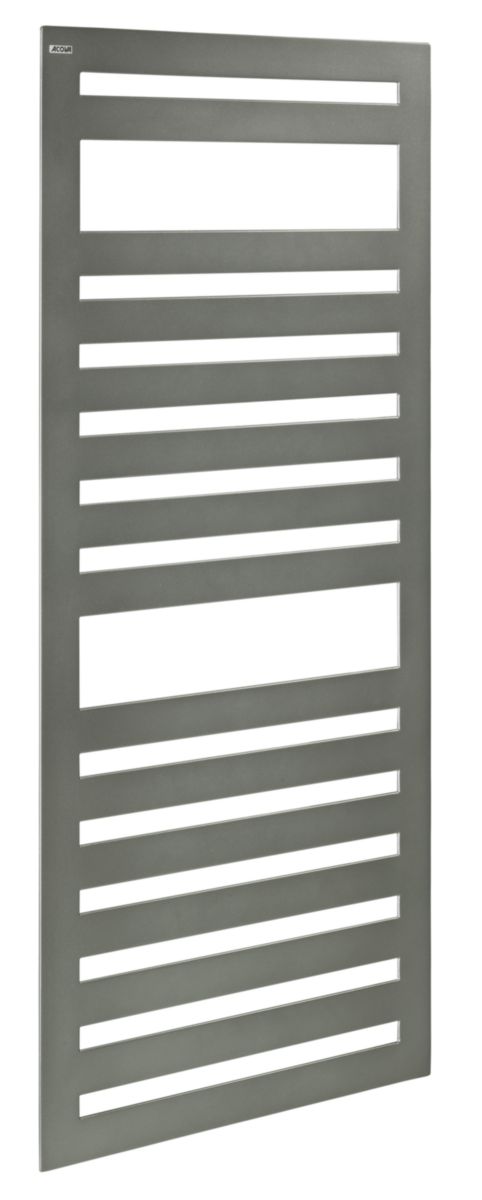 Sèche-serviettes Karena Spa eau chaude puissance 561W (dT50), hauteur 1225 mm, largeur 500 mm, raccordement par le bas, entraxe 50 mm centré, Aller/Retour réversible, couleur Réf. SV-120-050C