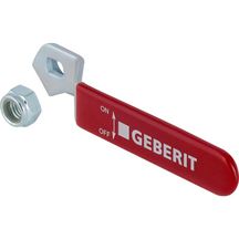 Kit de levier de déclenchement Geberit pour robinet à boisseau sphérique: DNV=40