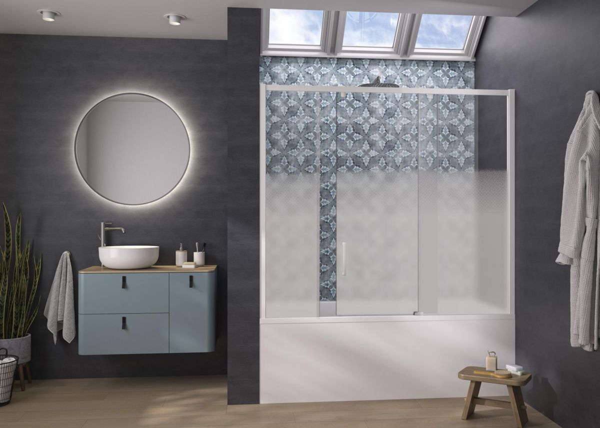 KINEDO DOUCHE Parebain Smart Design Pegasus, coulissant, en niche