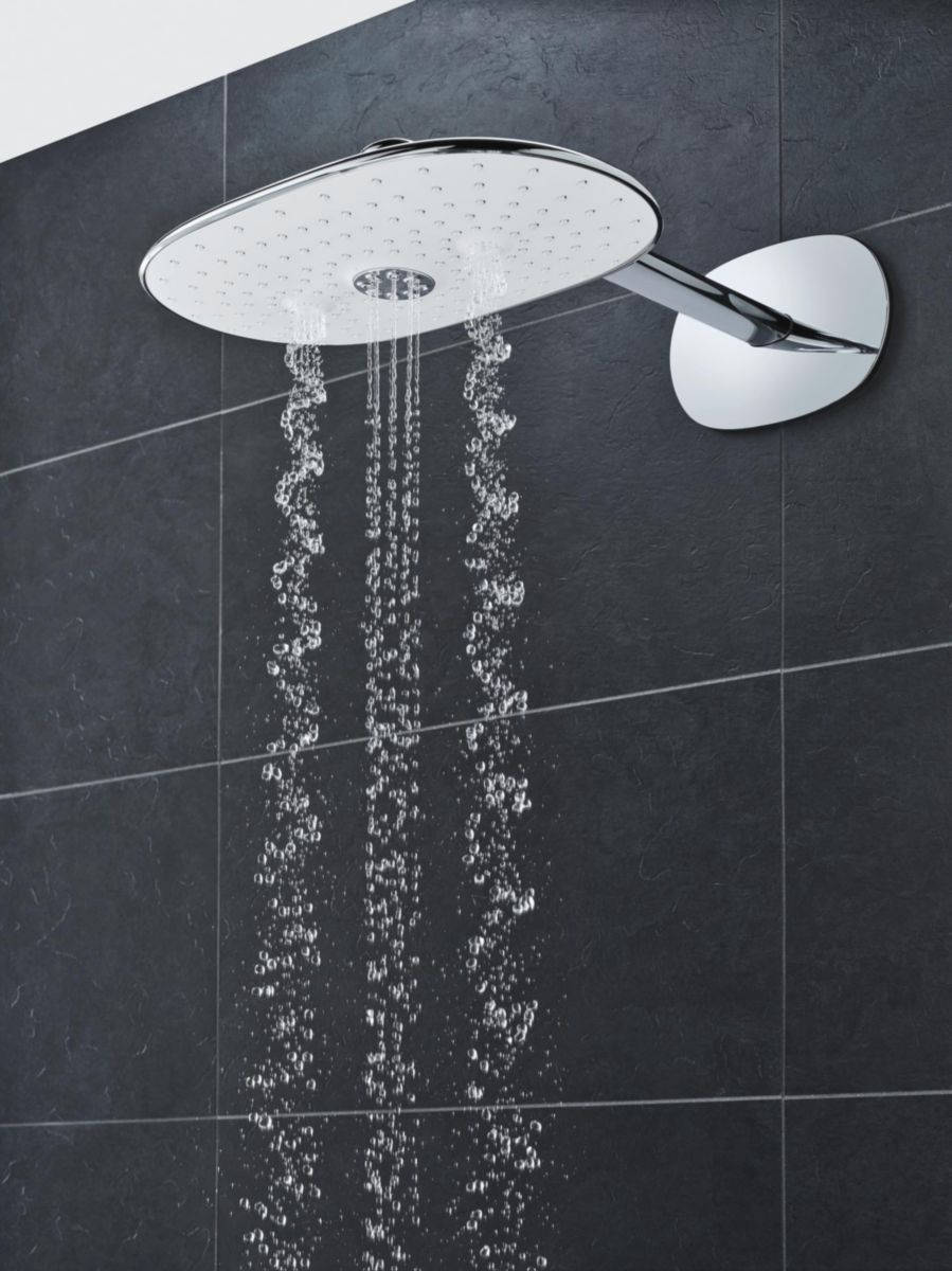 GROHE Ensemble douche de tête et bras 450 mm, 2 jets Rainshower Duo