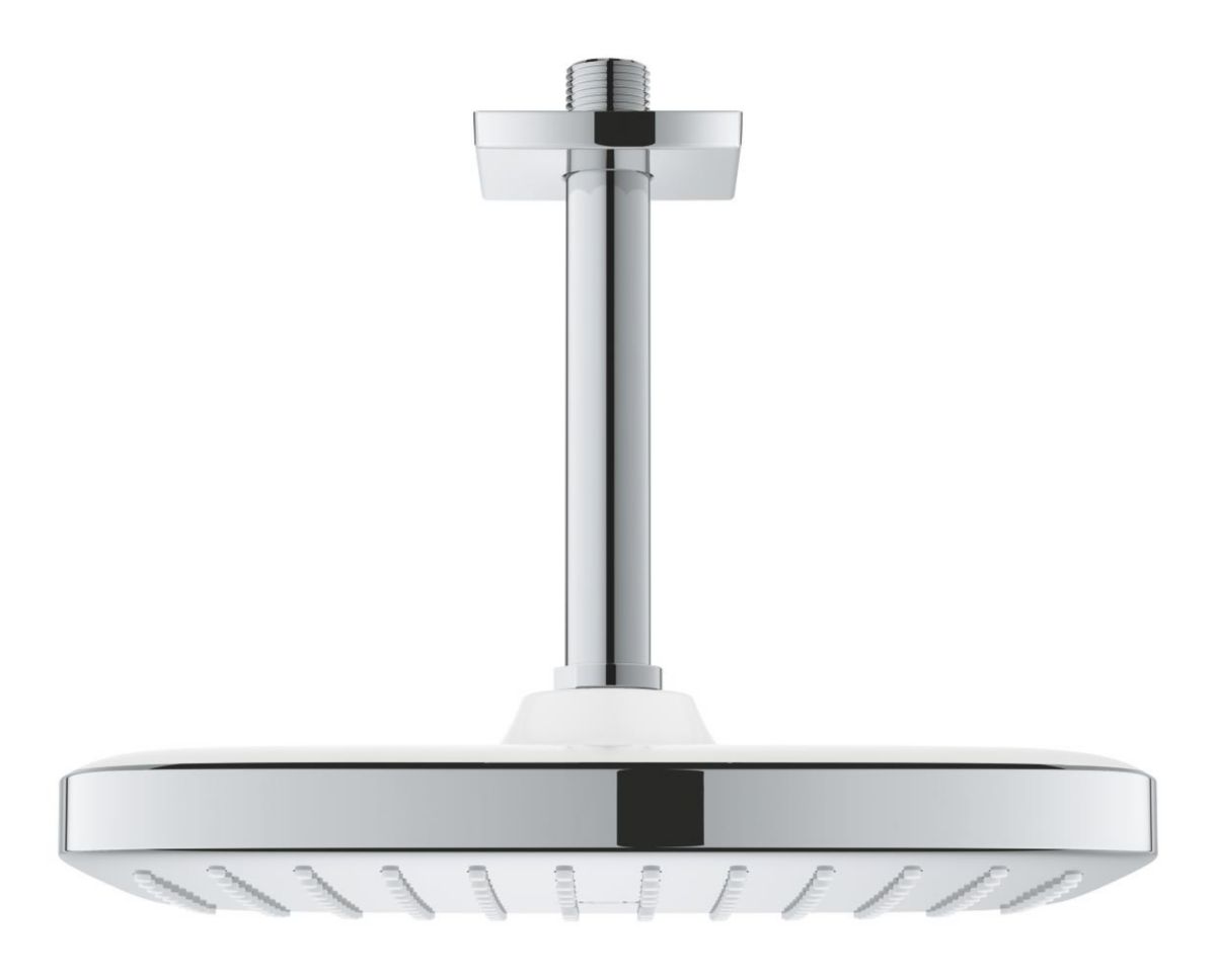 GROHE Ensemble douche de tête et bras plafonnier 142 mm 1 jet chromé
