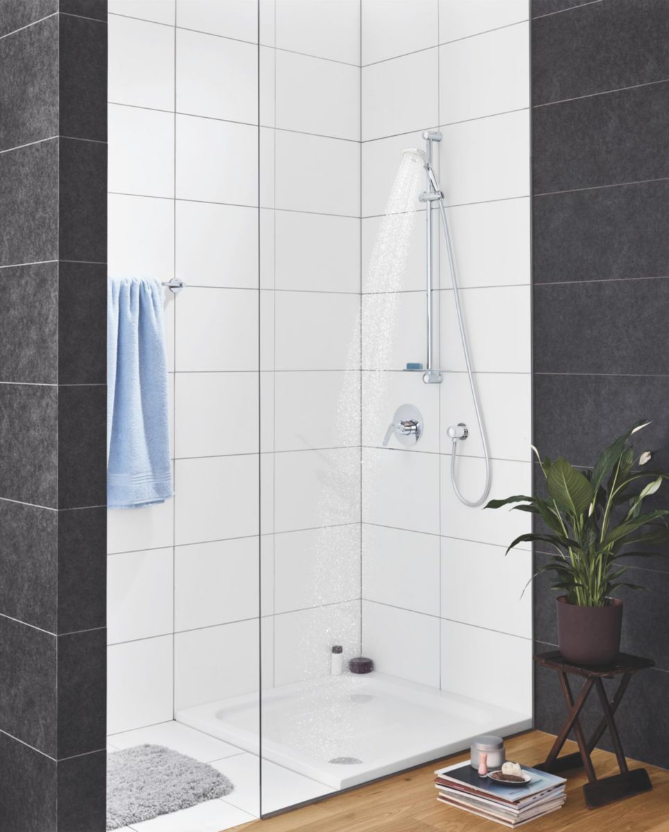 GROHE Ensemble de douche 4 jets avec barre Tempesta 100 Chromé