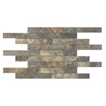 Grès cérame émaillé Barwolf Rustic Stone northern lava mosaïque 3,1 x 21,2 cm 29,7 x 42,5 cm KEG-20102