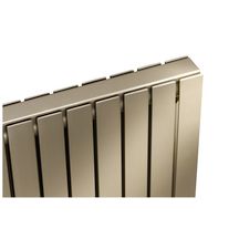 Radiateur eau chaude Acova Altaï vertical double, puissance 814W (dT50), hauteur 1800 mm, largeur 264 mm, 6 éléments, raccordement excentré par le bas, Aller/Retour réversible, Blanc RAL 9016 Réf. HYD-180-026
