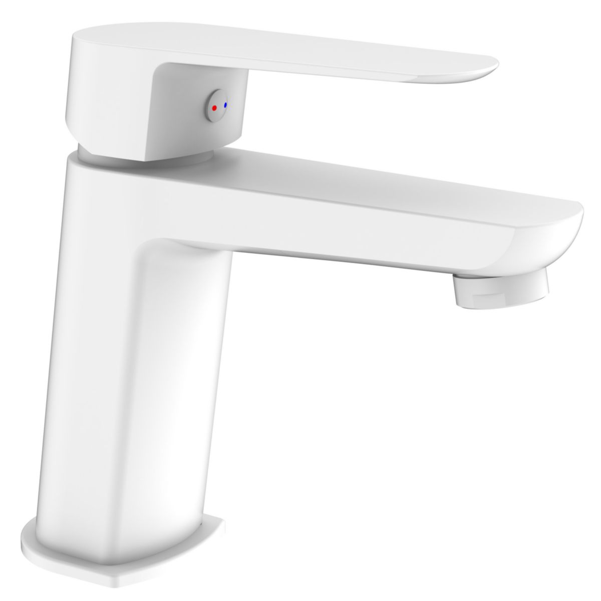 Mitigeur lavabo Alterna Concerto'D C3 finition blanche - vidage laiton