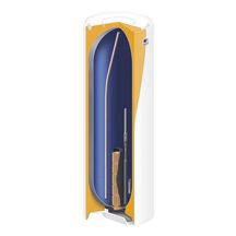 Chauffe-eau électrique DURALIS ACI Hybride 100L horizontal mural raccordement dessous monophasé (transformable en triphasé avec kit) livré avec 1 raccord diélectrique 3/4'' Réf. 263124