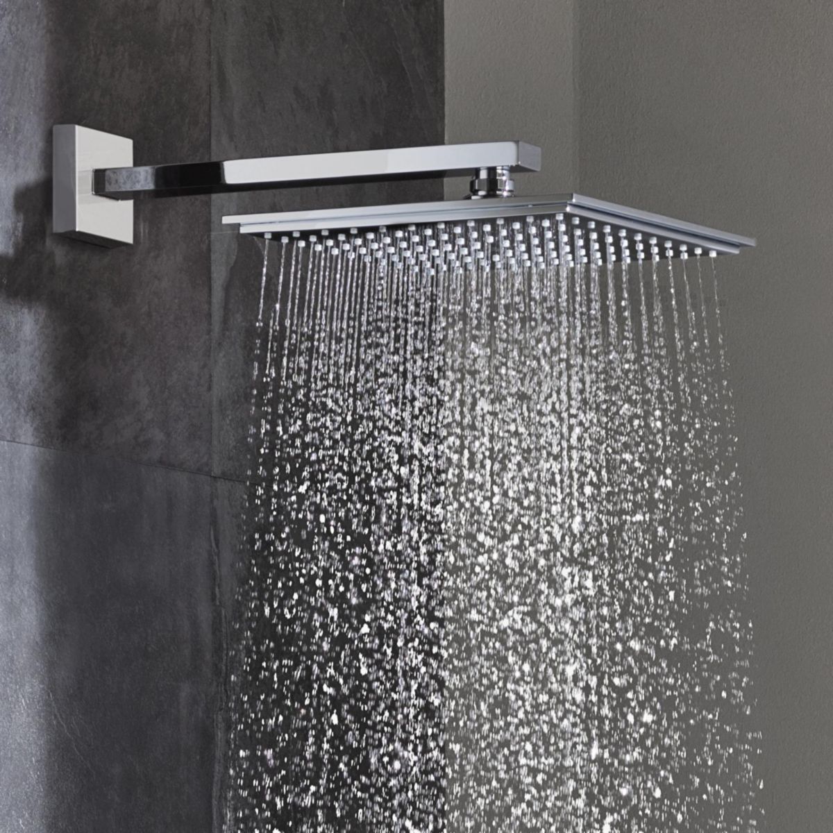 Douche de tête 1 jet Euphoria Cube 150 Chromé 27705000