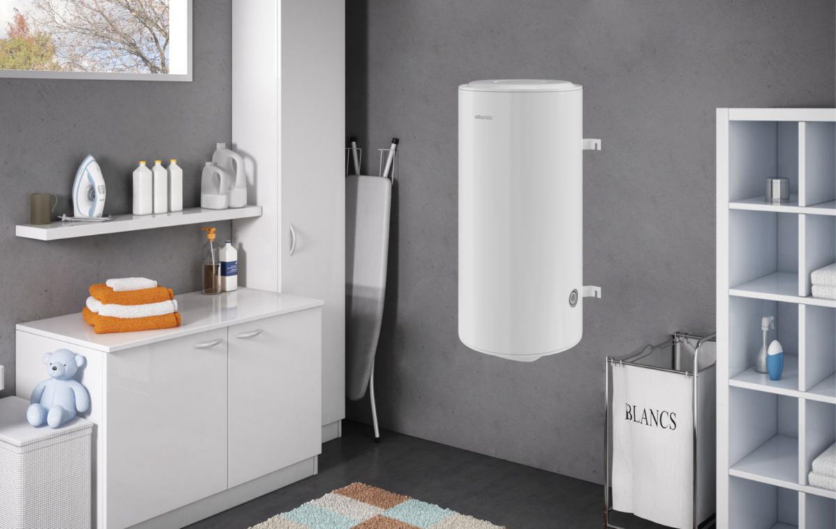 ATLANTIC ELECTRIQUE - Duotherm équipé multiposition 150L, installation  verticale ou horizontale, livré avec 1 raccord diélectrique 3/4'', équipé  d'un échangeur annulaire, sans Aquastat, sans kit Aquastat Réf : 874036 |  Cedeo