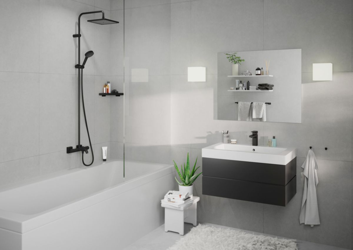 HANSGROHE Colonne de douche Vernis Shape 240 1 jet avec mitigeur