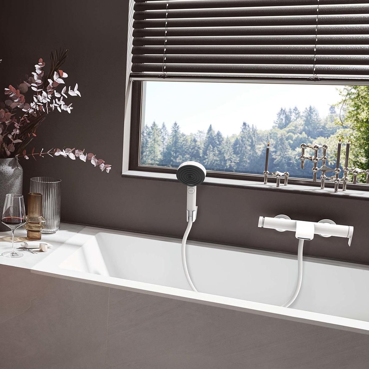 HANSGROHE Mitigeur bain/douche VIVENIS Blanc mat Réf. 75420700 Cedeo