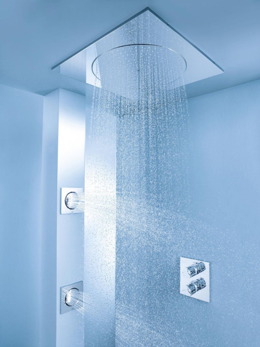 GROHE Plafonnier douche 1 jet Rainshower FSeries 20" Chromé 27286000