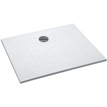 Receveur de douche à encastrer MATURA 90 x 90 cm en grès extra-plat, blanc Réf. P322601