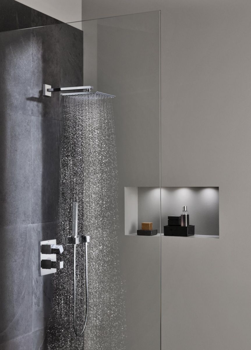 Douche de tête 1 jet Euphoria Cube 150 Chromé 27705000