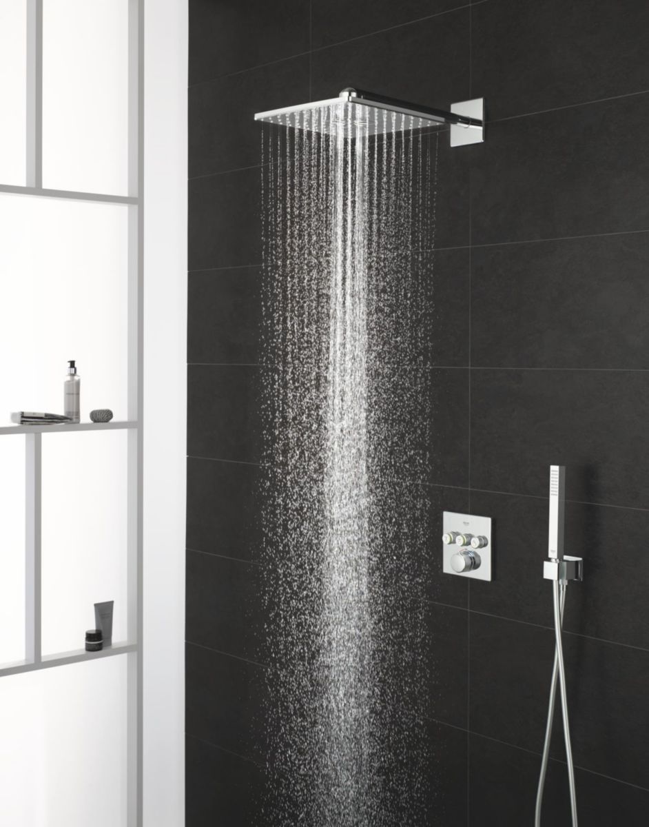 GROHE - Thermostatique pour installation encastrée 3 sorties Grohtherm ...