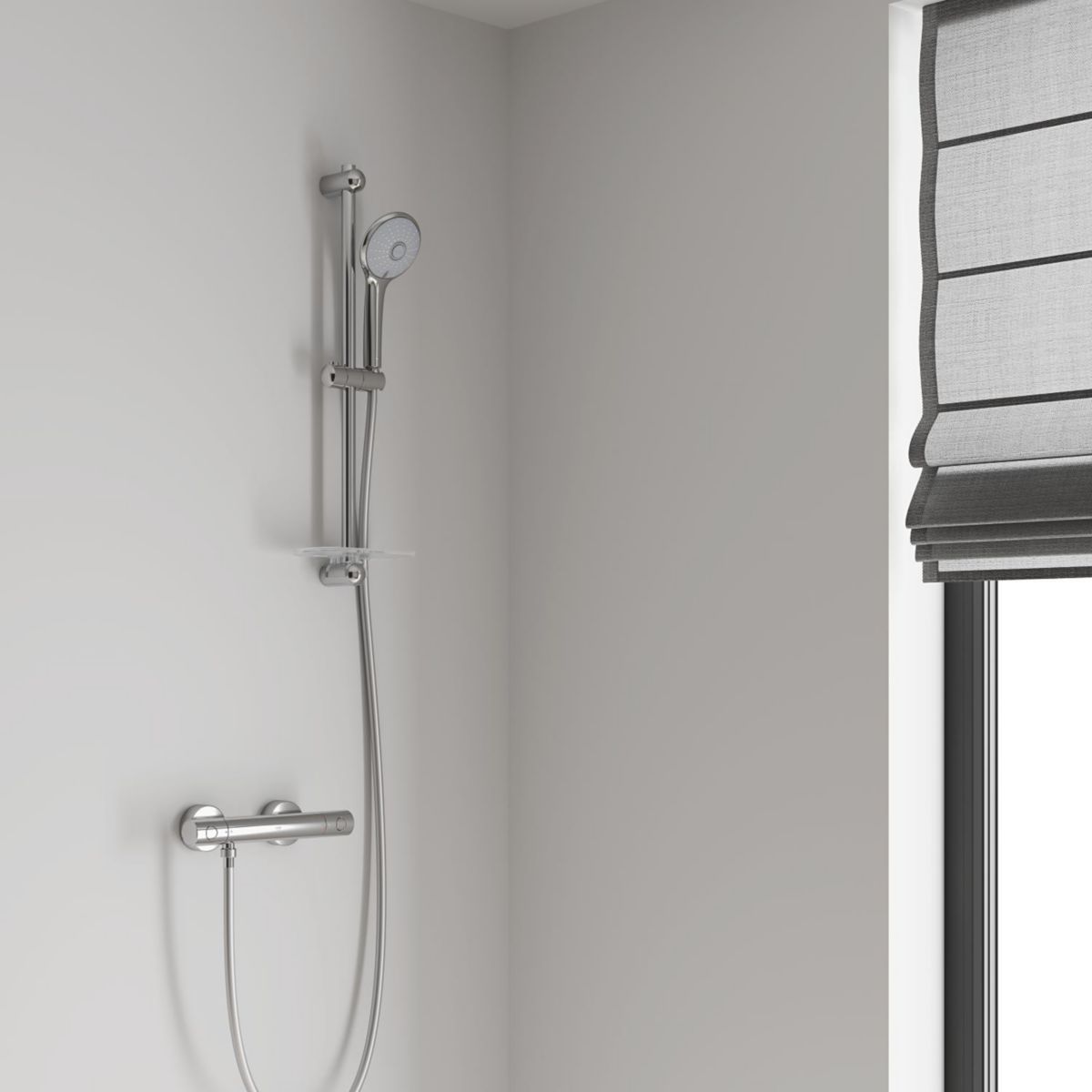 GROHE Barre de douche 600 mm Euphoria Chromé 27499000 Cedeo