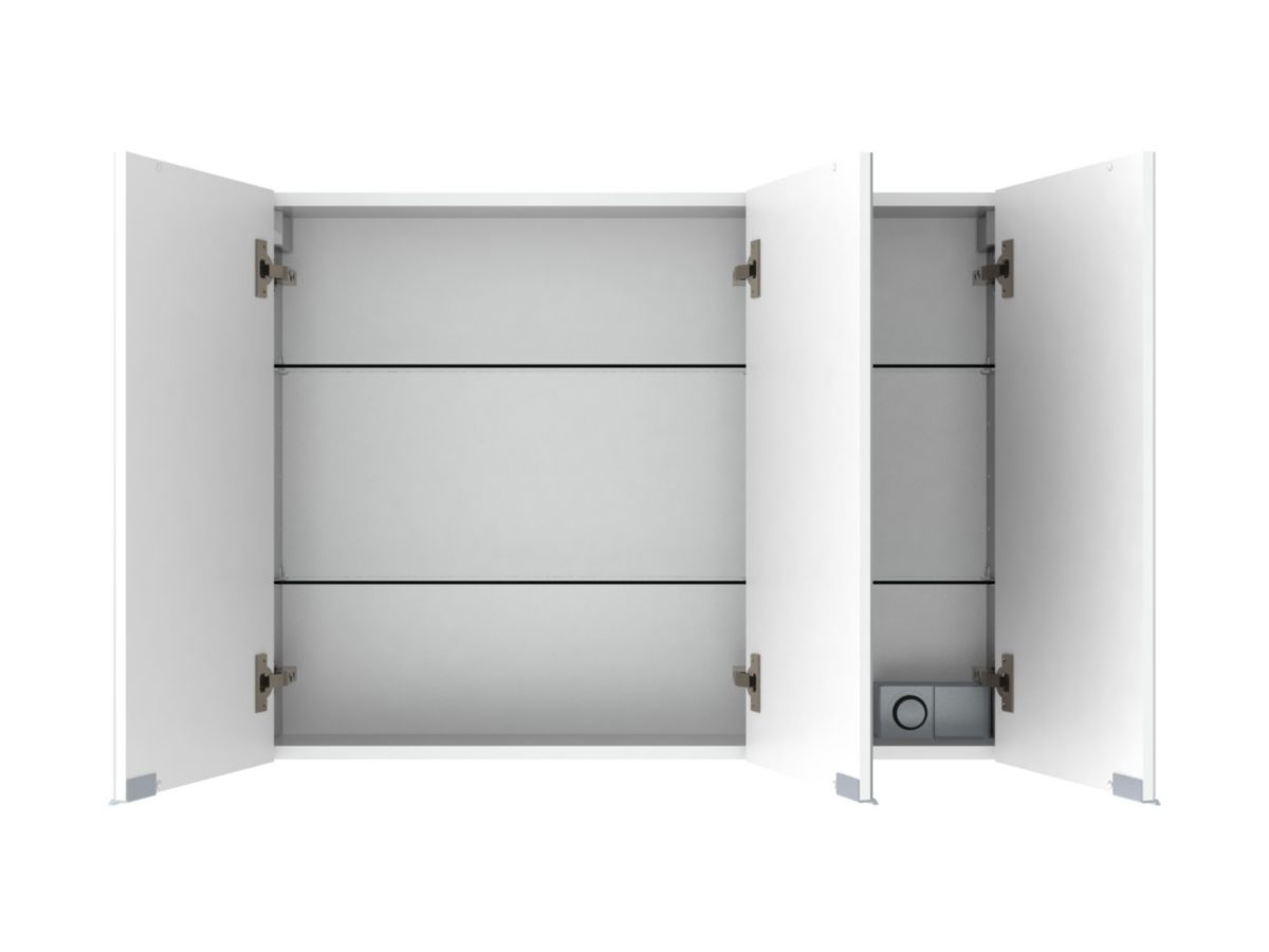 ALTERNA Armoire de toilette Alterna Bruges 90cm 3 portes Cedeo