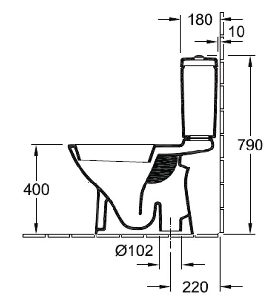 Villeroy Et Boch Pack Wc Sur Pied O Novo Plus Avec Cuvette A