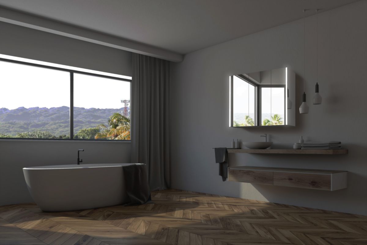 ALTERNA Armoire de toilette Alterna New York 100cm 3 portes Cedeo