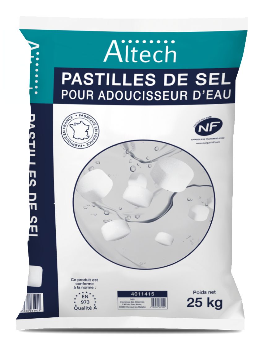 ALTECH Sel pour adoucisseur ALTECH pastilles sac 25 kg Cedeo