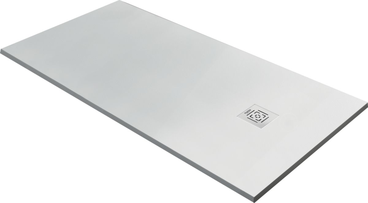 Receveur Alterna Daily'o 160 X 80 Cm Ardoise Blanc ALTERNA - Receveur Alterna Daily'L 160 x 80 cm blanc. | Cedeo