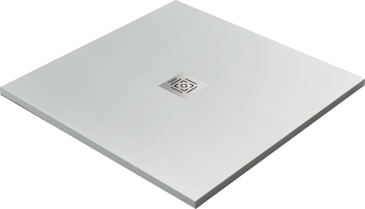 Receveur Alterna Daily'o 140 X 90 Cm Ardoise Blanc ALTERNA - Receveur Alterna Daily'L 90 x 90 cm blanc. | Cedeo