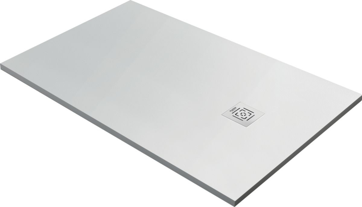 Receveur Alterna Daily'o 160 X 80 Cm Ardoise Blanc ALTERNA - Receveur Alterna Daily'L 160 x 90 cm blanc. | Cedeo