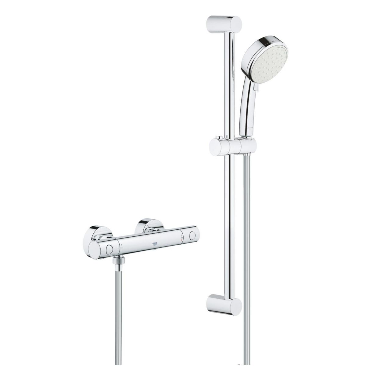 GROHE Ensemble de douche thermostatique Grohtherm 800 Cosmopolitan