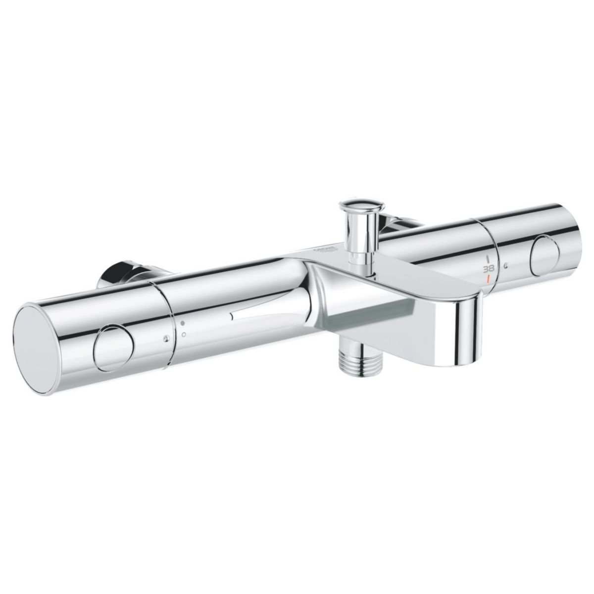 GROHE Mitigeur thermostatique Bain / Douche 1/2 Grohtherm 800 Cosmopolitan chromé Réf