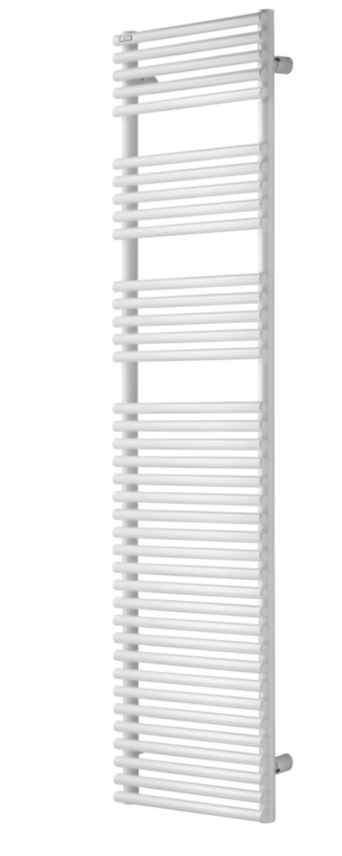 Reina Rail de radiateur /électrique /à triple colonne horizontal en fonte Blanc 600 mm x 605 mm