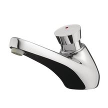 Robinet de lavabo P605 S fixation sur plage eau chaude système anti blocage arrivée mâle 15 x 21 NF réf. 64632