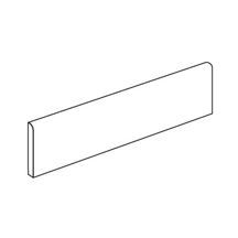 Grès cérame émaillé Arte Deco Iguane brun plinthe 8x45cm