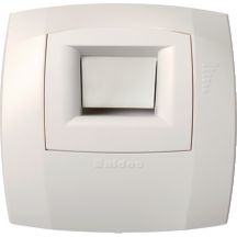 Bouche hygroréglable wc W13 Bahia Curve S - 5-30 m3/h - diamètre 125 mm - cordelette - blanc Réf. 11015472