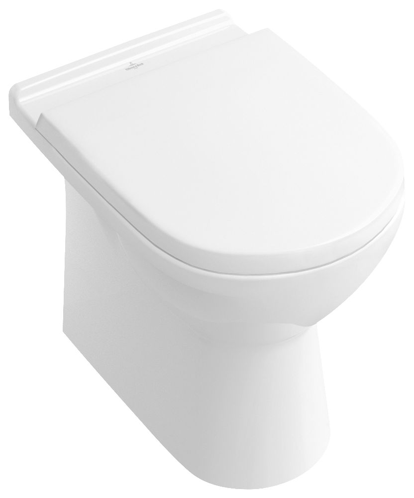 VILLEROY ET BOCH Cuvette à fond creux sur pied ONOVO 36x56cm en porcelaine, avec sortie