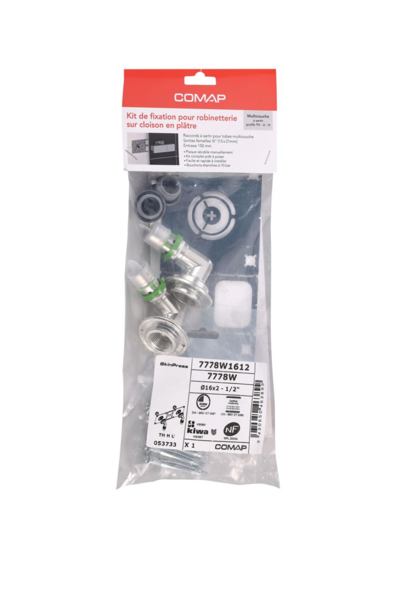COMAP Kit de fixation multicouche pour sanitaire sur