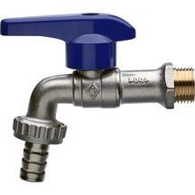 Robinet Altech à tournant sphérique pour l'irrigation E 30 diamètre 15x21 raccord au nez 20 x 27 Laiton Chromé