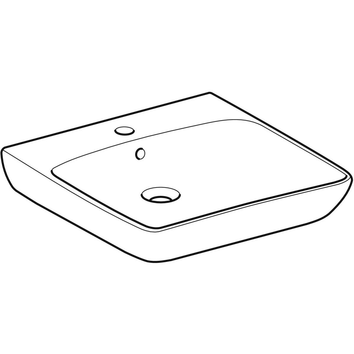 GEBERIT - Lavabo Renova Comfort - adapté aux personnes à mobilité ...