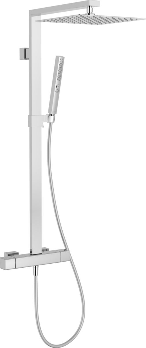 JACOB DELAFON Colonne de douche thermostatique Strayt chrome réf