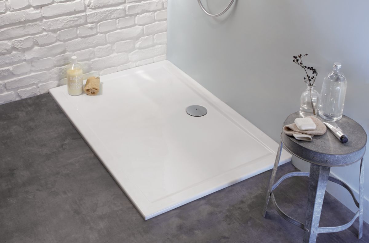 JACOB DELAFON Receveur KYREO à poser 120x80x4cm blanc Réf. ENG9000