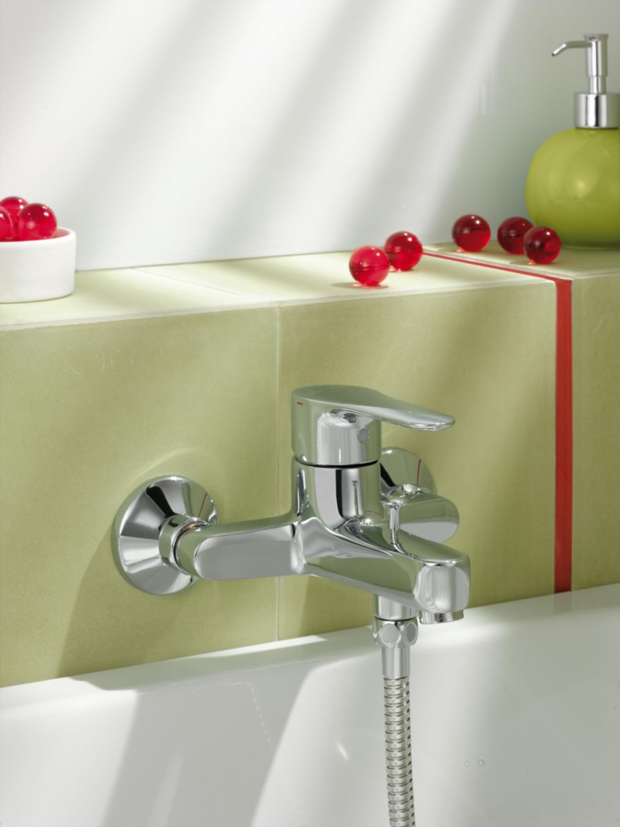 JACOB DELAFON Mitigeur baindouche JULY avec raccords muraux, chromé