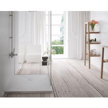 Receveur de douche pour salle de bains, modèle  Centuria Cover 180X100 en couleur gris perla mcbath