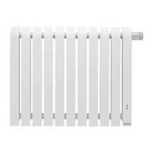 Radiateur électrique Connecté Mythik horizontal Blanc mat 1000W Réf. 460132