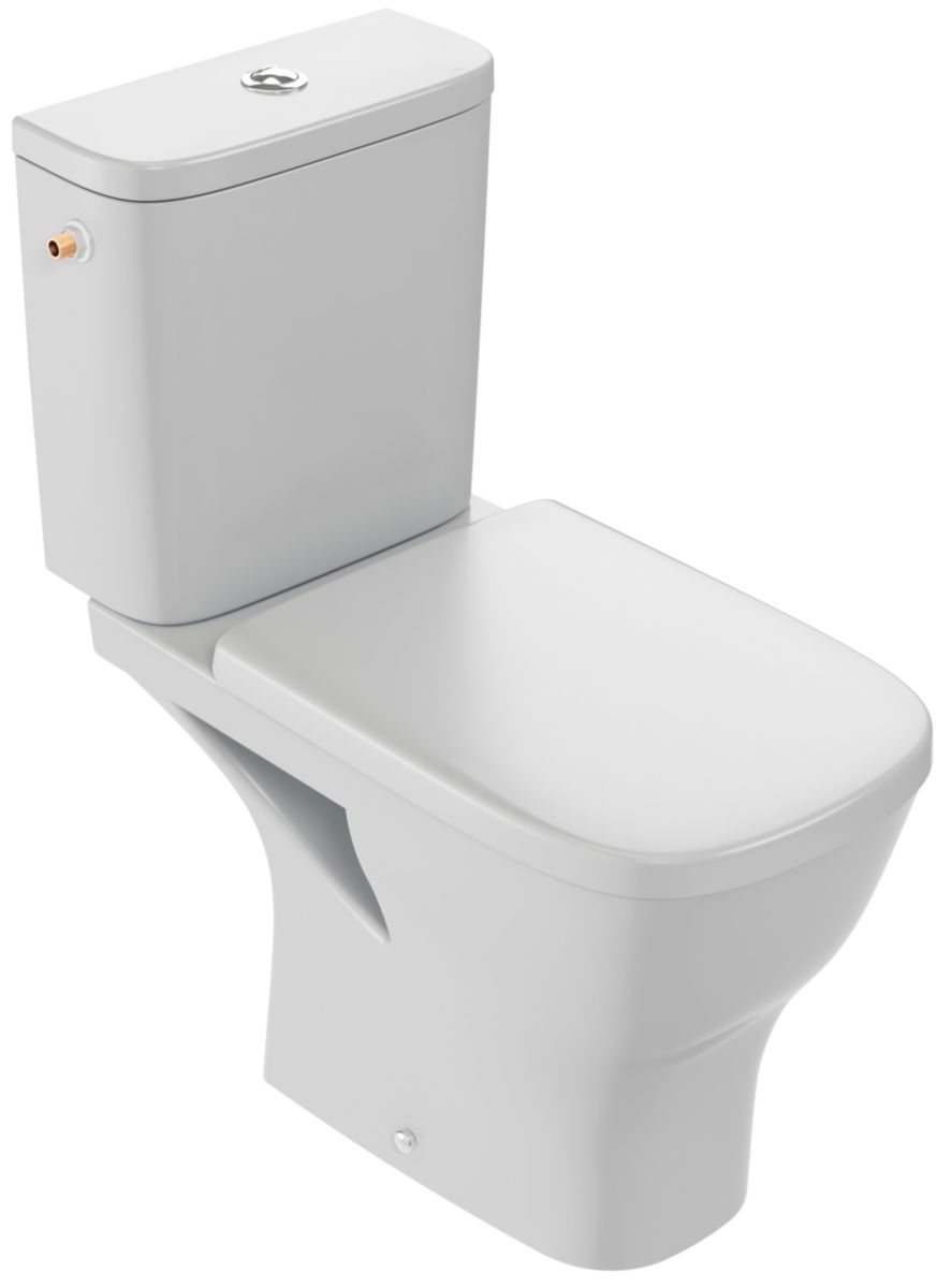 JACOB DELAFON - Pack WC STRUKTURA sans bride sortie horizontale abattant  standard 3 / 6 L Réf. E76003-00