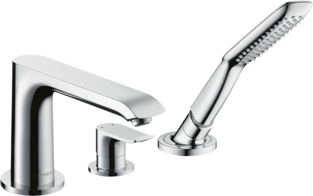 Hansgrohe Mitigeur Bain Douche 3 Trous Metris Chrome Ref 31190000 Cedeo