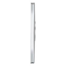 Plaque de commande WC ARENA Cosmopolitan, double touche ou interrompable, pour mécanisme pneumatique, montage horizontal, 156 x 197 mm, en ABS, chromé Réf. 38858000