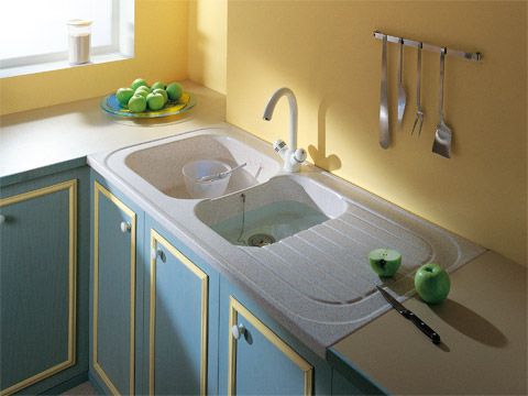 GEBERIT - Evier ROMANS 2 cuves 1 égouttoir 120x60 blanc réf. 690000000 ...